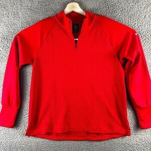 Nike Victory Therma Golf 1/4 Zip Jacket Womens‎ Medium Red Outdoor CU0817-657